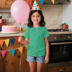 Girls' Tops, Tees & Blouses Casual Short Sleeve Crew Neck Shirts Lightweight Cozy Summer Clothes for Kids