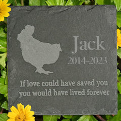 Pet Memorial Stone Gift Personalized - Garden Grave Marker - Pet Sympathy Headstone - Cat Memorial Gravestone - Personalized Cat Memorial Gifts - Pet Keepsake Gifts