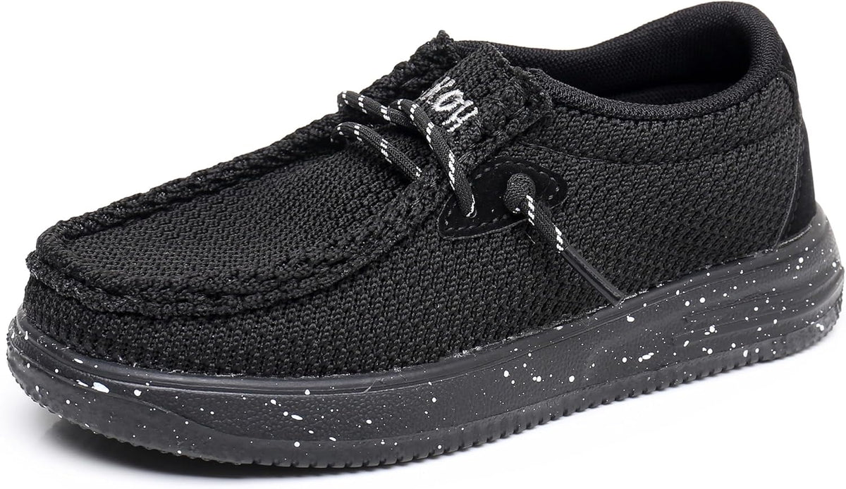 Apakowa Kids Boys Girls Loafers Slip-On Casual Walking Shoes Comfortable & Lightweight (Toddler/Little Kid/Big Kid)