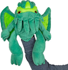 Toy Vault Cthulhu Hand Puppet, Plush Stuffed H.P. Lovecraft Cthulhu Figure with Tentacles