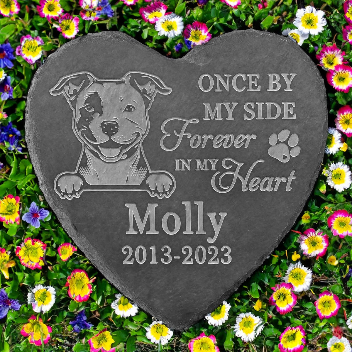 Bulldog Outdoor Memorial, Bulldog Memorial Stone, Bulldog Sympathy Gift, Bulldog Keepsake Memorial, in Memory of Bulldog