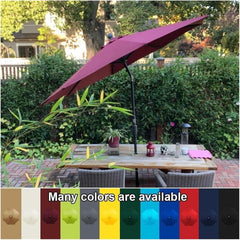 Replacement Covers 6/8 Ribs Market Patio Umbrella Canopy Cover 2x2 2.5x2.5 3x3 Polyester Fabric, for Outdoor Table Umbrella, Yard Umbrella, Market Umbrella(G77,2.7M 8.8Ft/8 Ribs)