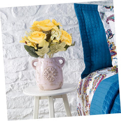 PRETYZOOM Artificial Flower Decor for Room Faux Floral Arrangement Decorative Plant for Home Office No Watering Needed Easy Maintenance