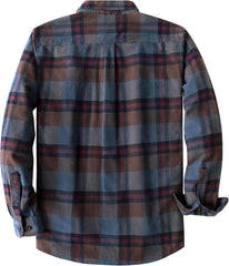 Dubinik®Mens Flannel Shirts Long Sleeve Flannel Shirt for Men Warm Casual Soft Cotton Button Down Plaid Mens Flannel Shirt