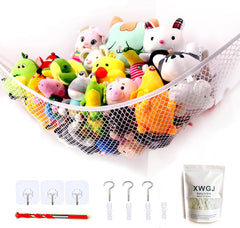 Stuffed Animal Net or Hammock, Toy Hammock, Teddy Bear Hammock, There are 25 Rubber Bands in The Elastic of Our Stuffed Animal Storage Net!