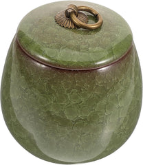 TOYANDONA Ceramic Pet Urn for Ashes Cinerary Casket Memorial Container Keepsake for Cremation for Preserving Pet Remains and Memories