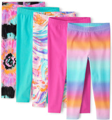 The Children's Place,Girls,Assorted Everyday Capri Leggings
