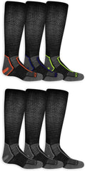 Fruit of the Loom Boys' Coolzone Crew Socks (6 Pack)
