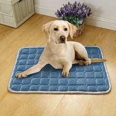 Small Dog Bed, Large Dogs, Mat Soft Crate Mat Medium Dog Crate Pad Mat Kennel Bed Pet Mattress Cat Dog Mats Washable Non Slip Cushion for Pets Sleeping (Color : Pink, Size : M)