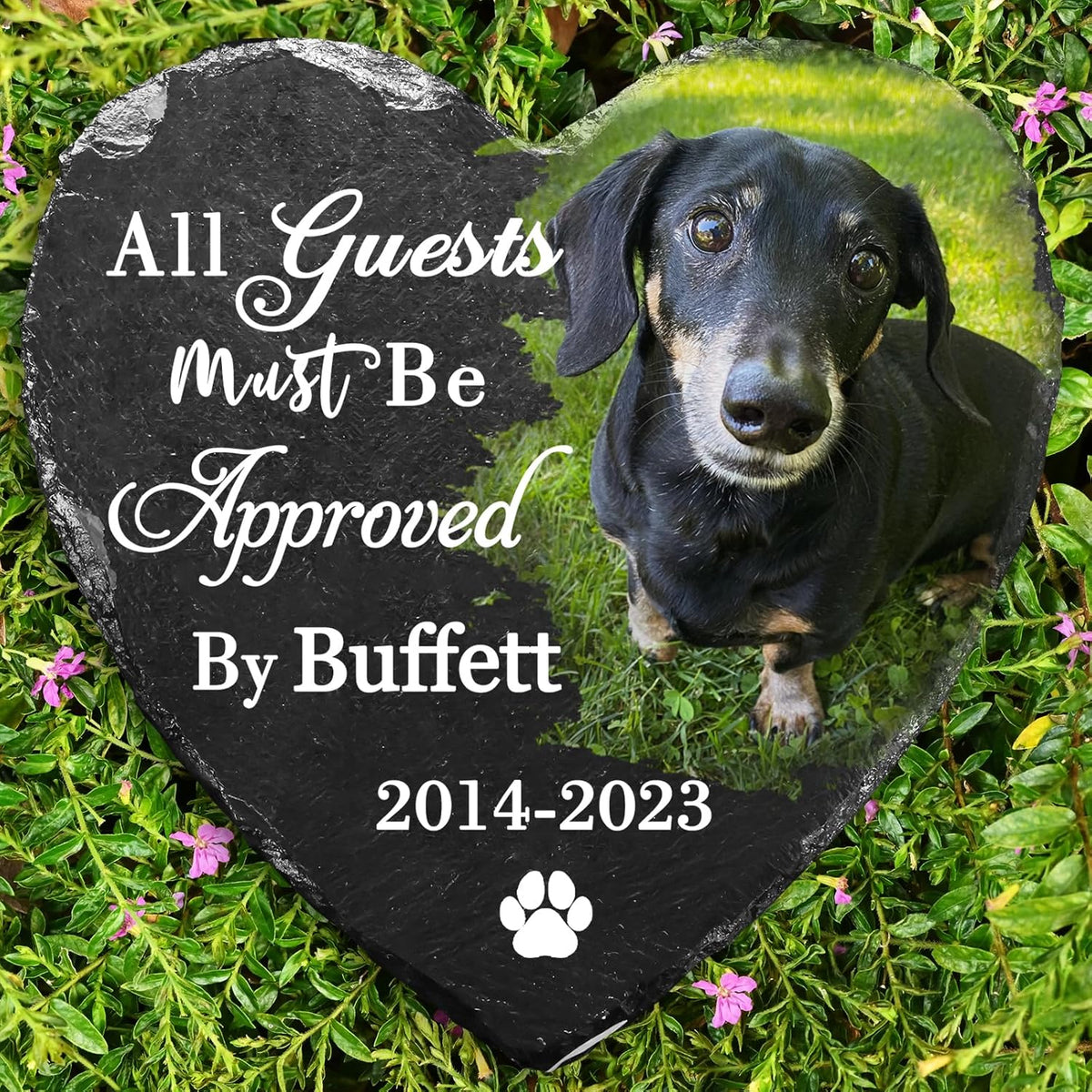 Pet Memorial Gifts for Dogs, Personalized Pet Memorial Stone - Loss of Dog Gifts - Pet Loss Gifts - Loss of Pet Sympathy Gift - Pet Remembrance Gifts - Bereavement Gifts for Loss of Dog