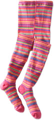Jefferies Socks Girls 2-6x Multi Stripe Tights