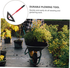 Durable Hand Hoe for Garden and Agriculture Lightweight Plowing Tool for Weeding Cultivating and Transplanting Flowers and Vegetables Comfortable Grip Hollow Design