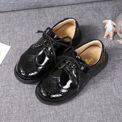 Fashion Summer And Autumn Boys Leather Shoes Boots Thick Soled Student Dress Shoes Performance Toddler Bog Boots Size 9