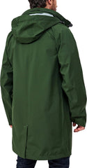 Little Donkey Andy Men's Waterproof Rain Jacket Outdoor Lightweight Mountain Windbreaker Long Coat for Hiking Golf Travel