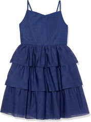 Calvin Klein Girls' Legacy Party Dress, Fit and Flare Silhouette
