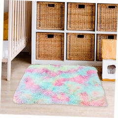 Pet Heating Pad Long Plush Pet Blanket Dog Bed for Cats Puppy Sleep Mat Fleece Dog Blanket Warm