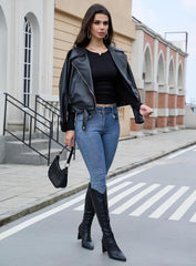 CE' CERDR 3/5 Pack Womens Long Sleeve Shirts Crew Neck Basic Tees Tight Fitted Casual Going Out Stretchy Slim Tops