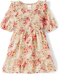 Gymboree Girls' and Toddler Short Sleeve Smocked Dresses
