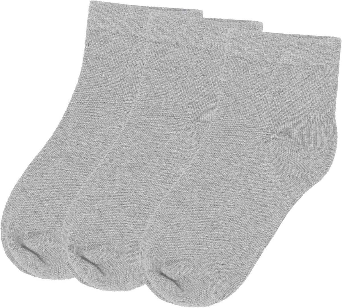 Trimfit Girls' 3-Pack Low Cut (Comfortoe) Socks