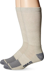 Top Flite Men's Sport Half Cushion Crew Ultra Dri Socks 2 Pair Pack